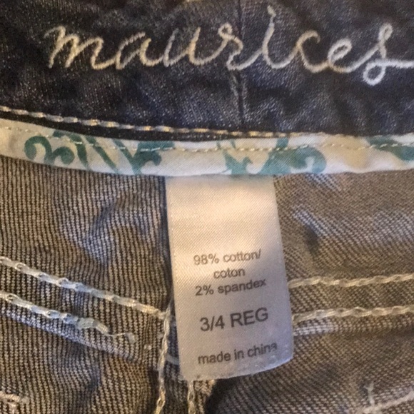 Maurice’s size 3/4 jeans - Picture 3 of 7